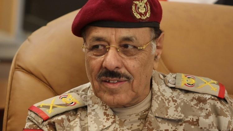 نائب الرئيس اليمني الفريق علي محسن صالح