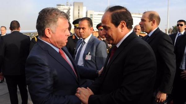العاهل الأردني يغادر القاهرة بعد لقاء السيسي