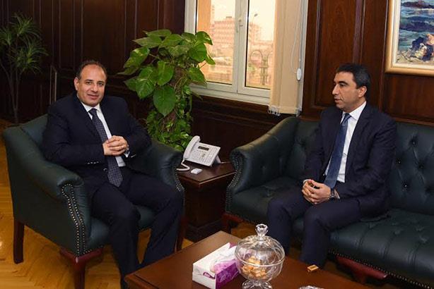 قنصل لبنان يلتقي محافظ الإسكندرية