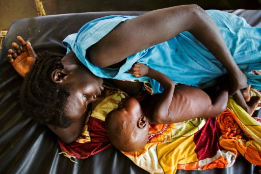 الاثنين، اعلنت حكومة جنوب السودان حالة المجاعة في 