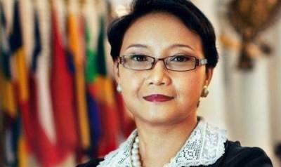 وزيرة خارجية اندونيسيا ريتنو مارسودي