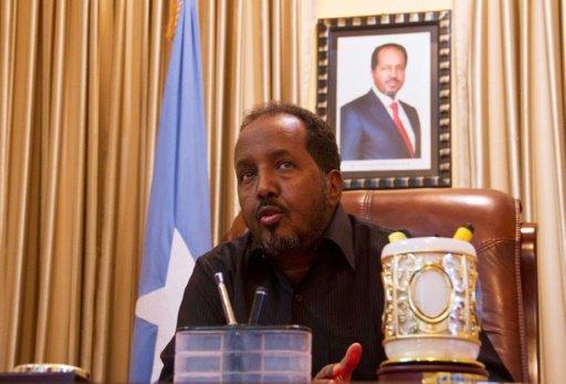  الرئيس الصومالي حسن شيخ محمود