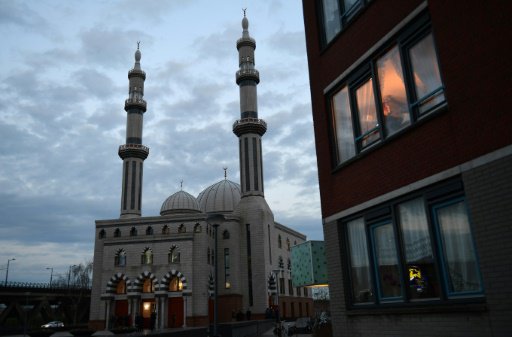 مسجد السلام في روتردام في 10 اذار/مارس 2017