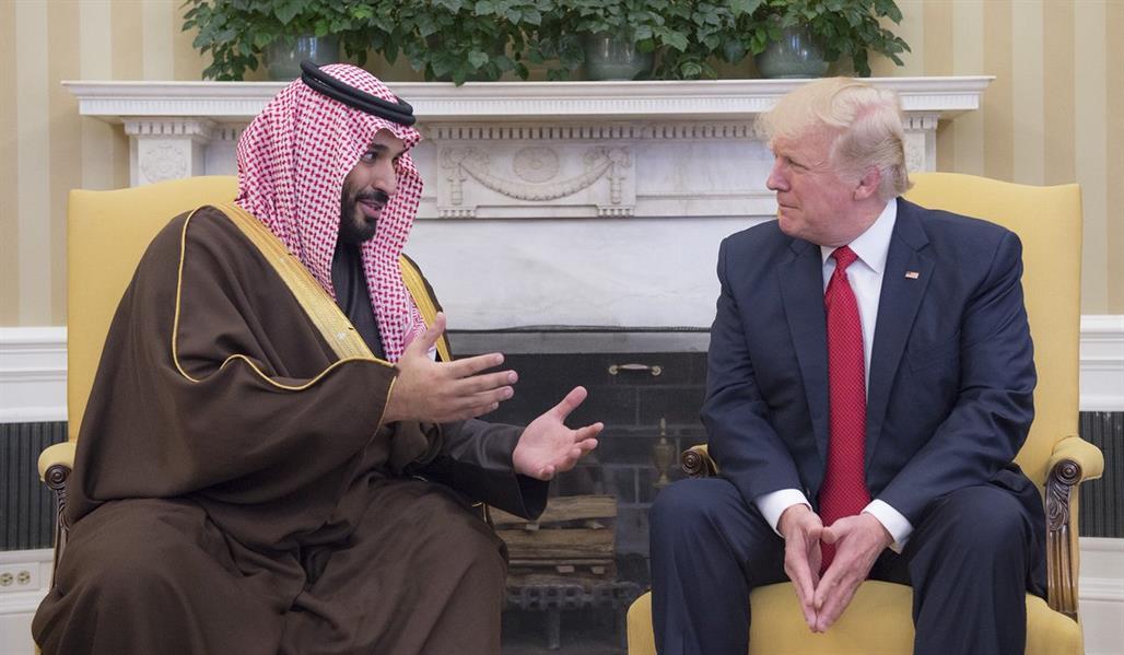 الرئيس الأمريكي يستقبل ولي ولي العهد السعودي