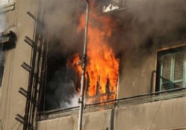 وفاة طفلين في حريق شقة بالطالبية