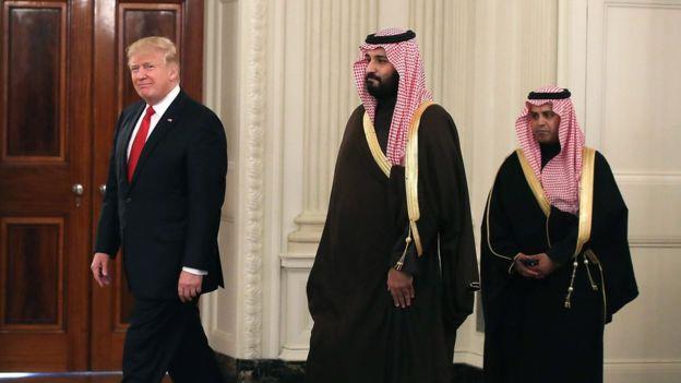ترامب وولي ولي العهد السعودي
