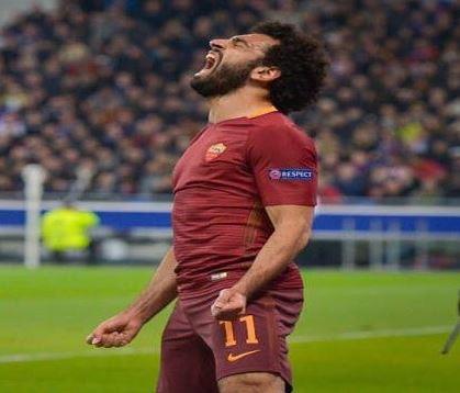 محمد صلاح لاعب روما