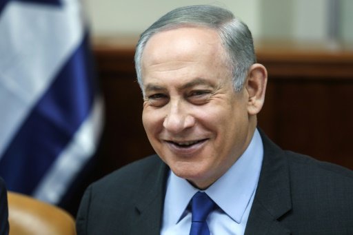 نتانياهو مترئسا اجتماعا حكوميا في القدس في 19 شباط