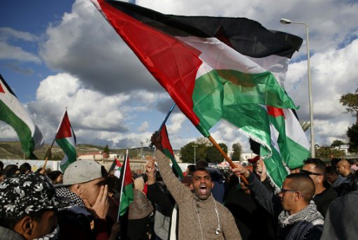  آلاف من العرب الاسرائيليين يتظاهرون في منطقة وادي
