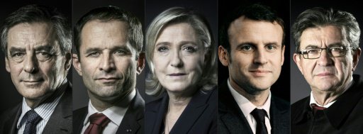 المرشحون الرئيسيون في الانتخابات الرئاسية الفرنسية