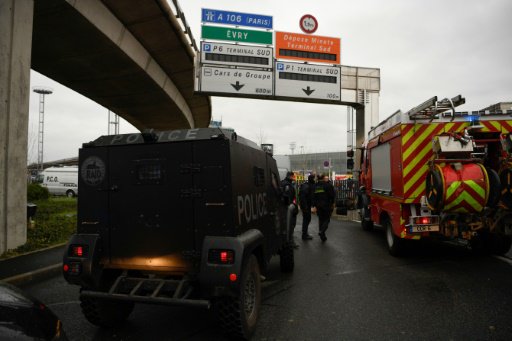 انتشار للشرطة في حرم مطار اورلي