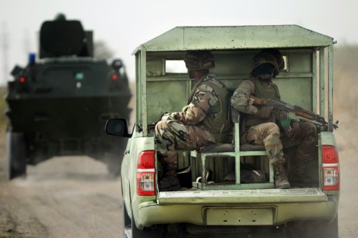 دورية للجيش النيجيري في مايدوغوري