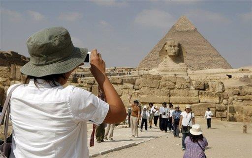السياح الوافدين إلى مصر