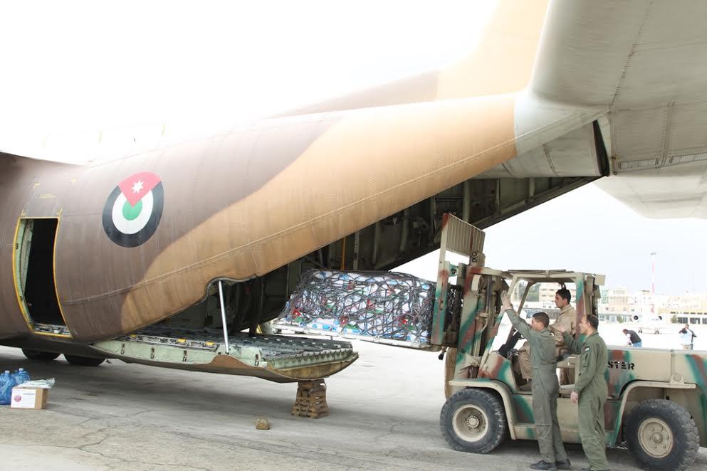 الهيئة الخيرية الهاشمية ترسل طائرة مساعدات للشعب ا