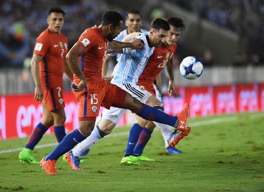 مباراة الأرجنتين وتشيلي