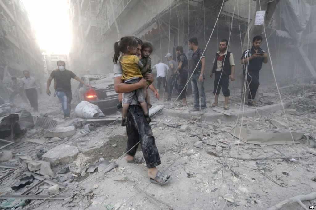 غارة جوية على سوريا