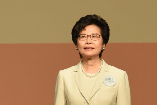 كاري لام  الرئيسة التنفيذية لهونج كونج