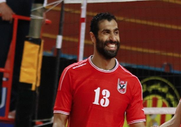 لاعب طائرة الأهلي محمد عبدالمنعم