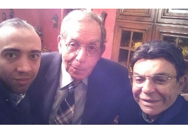 سمير صبري مع طبيب العندليب الأسمر