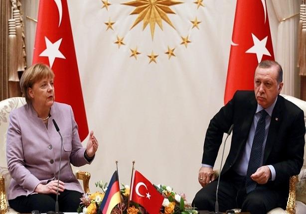 اردوغان وميركل