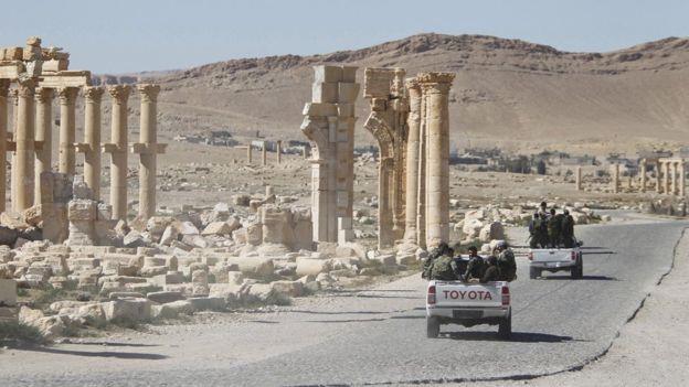 مدينة تدمُر الأثرية السورية