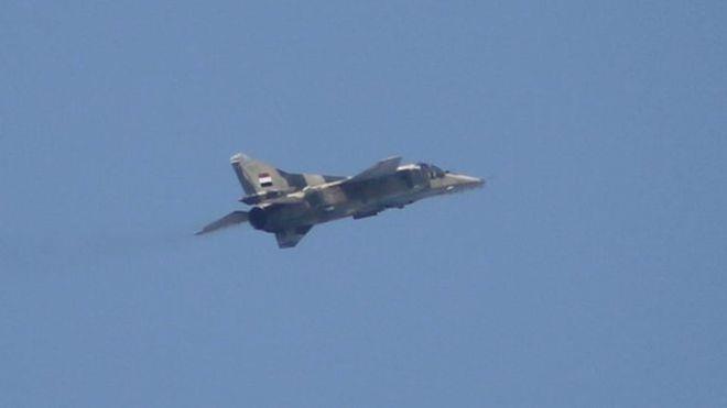 صورة أرشيفية لطائرة سورية من طراز ميج-23