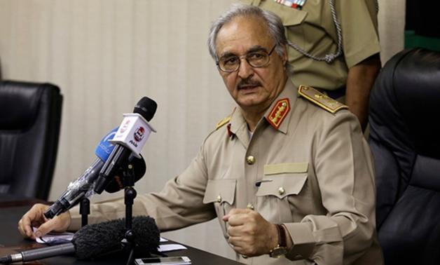 المشير خليفة حفتر، قائد الجيش الوطني الليبي