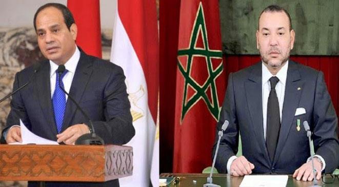 عاهل المغرب والرئيس السيسي