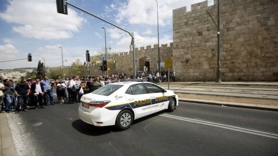 سيارة شرطة في القدس