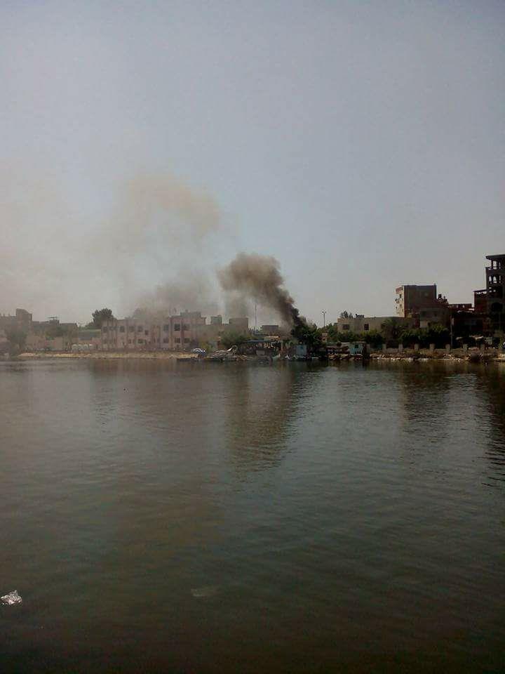 السيطرة على حريق في محيط مبنى الإنقاذ النهري
