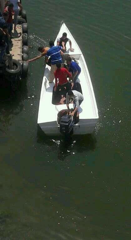 إنقاذ شاب قفز من أعلى كوبري في نهر النيل بدمياط