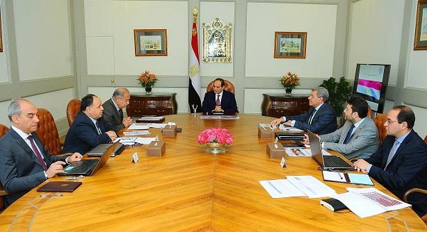 اجتماع الرئيس عبد الفتاح السيسي