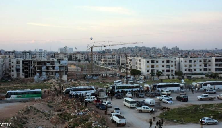 استئناف عمليات إجلاء المدن السورية الأربع