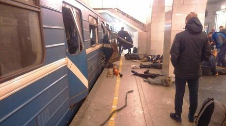 انفجار مترو أنفاق بطرسبورغ