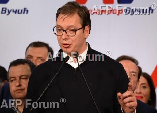 رئيس الوزراء الصربي فى مؤتمر صحفي فى بلجراد 