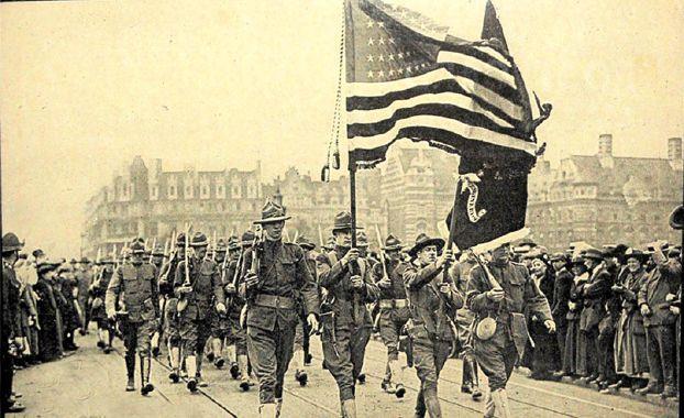 دخول أمريكا الحرب العالمية الأولى