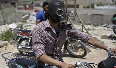 استخدام أسلحة كيميائية في خان شيخون