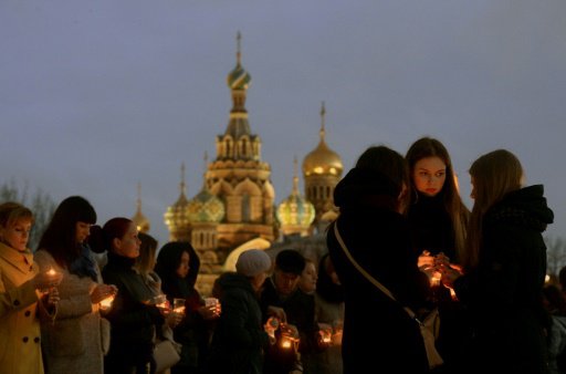 تجمع تكريمي لضحايا اعتداء سان بطرسبورغ ليل الاربعا