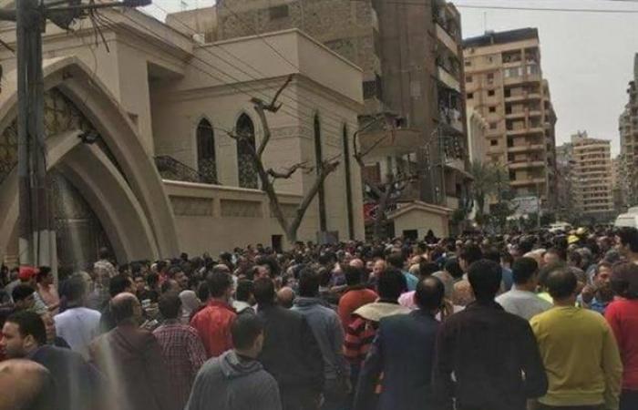 استهدف كنيسة بمدينة طنطا المصرية