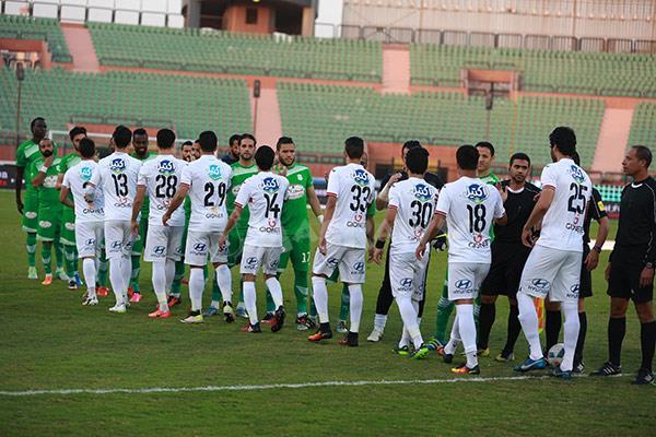 جانب من مباراة الزمالك والشرقية