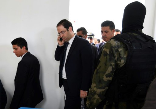 رئيس الحكومة التونسية يوسف الشاهد في تطاوين في 27 
