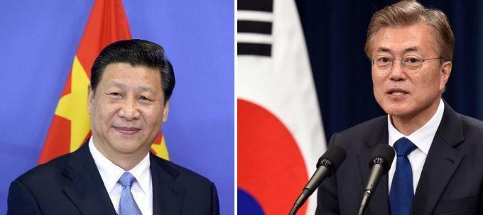 رئيسا كوريا الجنوبية والصين