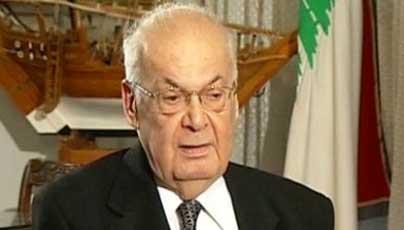 الرئيس اللبنانى الأسبق الدكتور سليم الحص