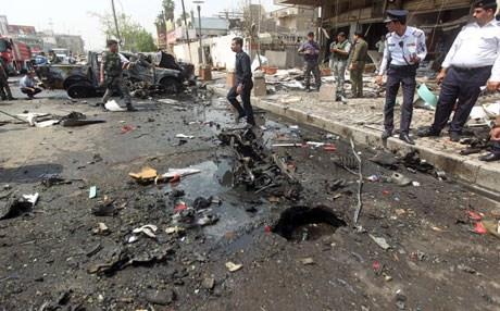 انفجار بشمال بغداد