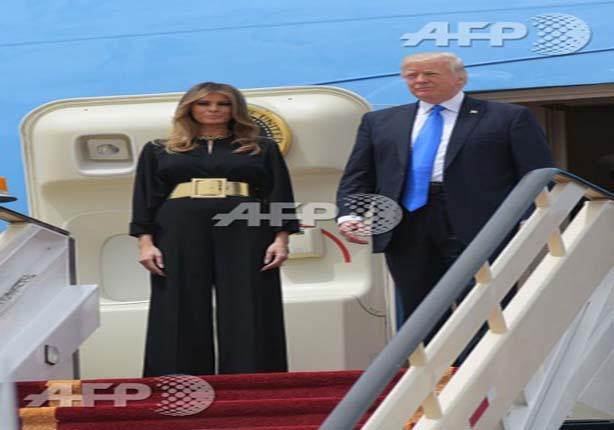 زوجة الرئيس الأمريكي مبلانيا ترامب خلال زيارة رسمي