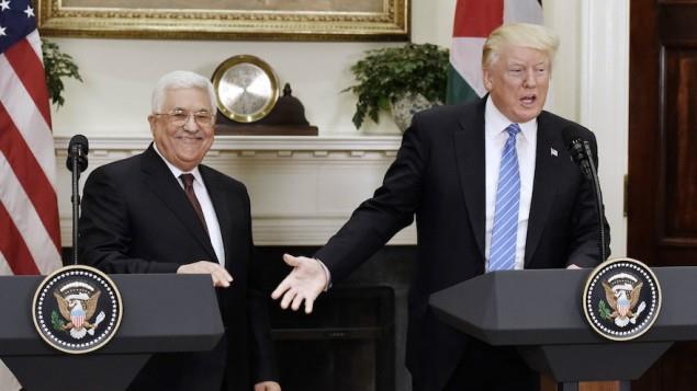 دونالد ترامب و محمود عباس