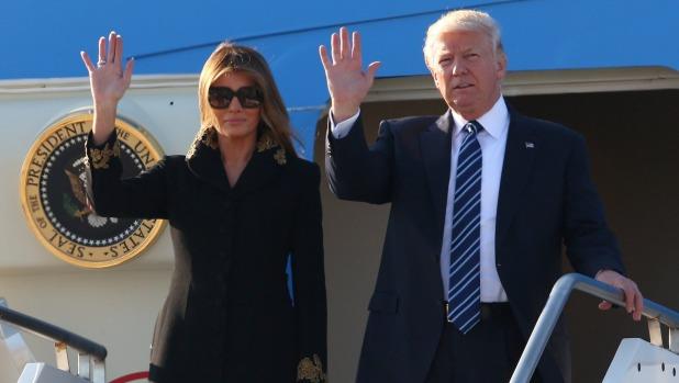الرئيس الأميركي وزوجته