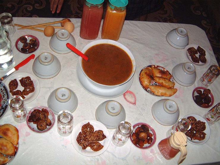 مائدة إفطار موريتانية 