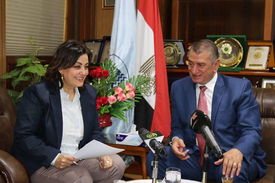 محافظ كفر الشيخ مع نائب وزير الزراعة