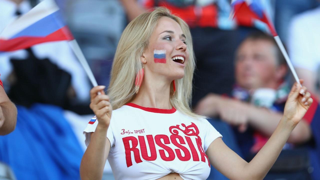 مشجعة روسية